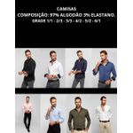 CAMISA MASC ELEGANCE BLACK ELASTANO
