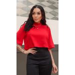 CROPPED GOLA ALTA MANGA 3/4