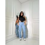 CALÇA CARGO 3 BOLSOS CLARA