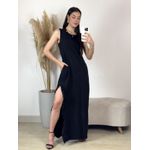 VESTIDO REGATA FENDA BABADO 