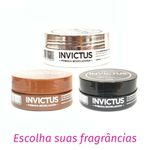 Kit "3" Pomada Modeladora Invictus Look 120g ou Ricco Barber 150g
