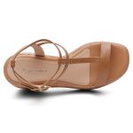 Sandália Violanta Couro Nati Caramelo