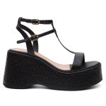 Sandália Violanta Couro Nati Preta