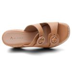 Tamanco Violanta Couro Vivi Caramelo