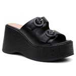 Tamanco Violanta Couro Vivi Preto