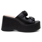 Tamanco Violanta Couro Vivi Preto