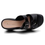 Tamanco Violanta Couro Vivi Preto