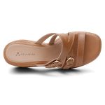 Tamanco Violanta Couro Eva Caramelo