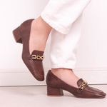 Mocassim salto bloco Julia Cacau 
