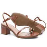 Sandália Violanta Olivia Caramelo