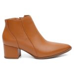 Bota Couro Violanta Gaia Caramelo 