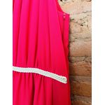 VESTIDO ROSA LONGO M