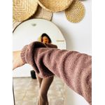 CONJUNTO MARROM FLEECE M