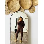 CONJUNTO MARROM VELUDO M