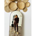 CONJUNTO MARROM VELUDO M