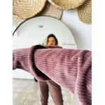 CONJUNTO MARROM VELUDO M