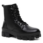 BOTA COTURNO FEMININA TRATORADA BLOGUEIRA VITIELLO PRETO