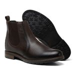 BOTINA MASCULINA CHELSEA VITIELLO CAFÉ