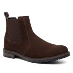 BOTINA MASCULINA CHELSEA VITIELLO CAMURÇA CAFÉ