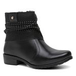 BOTA COTURNO FEMININO VITIELLO PRETO