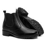 BOTINA CHELSEA FEMININA VITIELLO PRETO