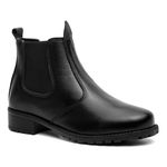 BOTINA CHELSEA FEMININA VITIELLO PRETO