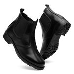 BOTINA CHELSEA FEMININA VITIELLO PRETO