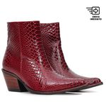 Bota Feminina - Anaconda Red - Colorplac Café - Vimar Boots - 11139-B-VR 