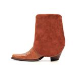 Bota Western Feminina 2 em 1 - Firenze Havana | Nobuck Havana - Vimar Boots - 10218-A-VR