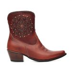 Bota Western Feminina - Fóssil Sella | Craquelé Bronze - Génova Café - Vimar Boots - 11177-D-VR