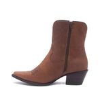 Bota Texana Feminina - Dallas Bambu / Glitter Preto - Western - Bico Fino - Cano Curto - Solado Genova - Vimar Boots - 11201-A-VR