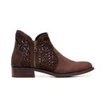 Botina Feminina - Nobuck Café - Verona - Vimar Boots - 12133-A-VR