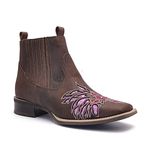 Botina Feminina - Castor / Glitter Pink - Vimar Boots - 12165-B-VR