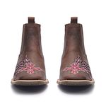 Botina Feminina - Castor / Glitter Pink - Vimar Boots - 12165-B-VR