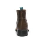 Botina Feminina - Atlanta Brown / Celeste- Roper - Bico Quadrado - Solado VTS - Vimar Boots - 12178-A-VR