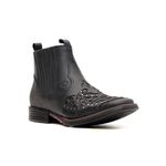 Botina Feminina - Fóssil Preto | Glitter Preto - Freedom Flex - Vimar Boots - 12182-A-VR