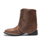 Bota Texana Feminina - Atlanta Havana / Firenze Havana - Roper - Bico Quadrado - Cano Dobrável - Solado VTS - Vimar Boots - 13132-A-VR