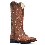 Bota Feminina - Dallas Castor / Resinado Bronze - VTS - Vimar Boots - 13177-D-VR