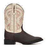 Bota Masculina - Crazy Horse Café | Marfim - Texas B - Bulls Horse - 50028-A-BU