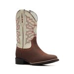 Bota Masculina - Crazy Horse Café | Marfim - Texas B - Bulls Horse - 50031-B-BU