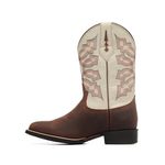 Bota Masculina - Crazy Horse Café | Marfim - Texas B - Bulls Horse - 50031-B-BU