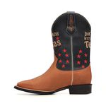 Bota Masculina Don't Mess With Texas - Dallas Bambu | Marinho - Texas B - Bulls Horse - 50032-A-BU