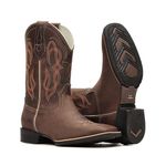 Bota Masculina - Dallas Brown - Texas B - Bulls Horse - 50033-B-BU