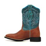 Bota Feminina - Dallas Bambu | Celeste | Turquesa - VTS - Bulls Horse - 53008-A-BU