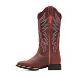 Bota Feminina - Dallas Bordô | Pink - VTS - Bulls Horse - 53015-A-BU