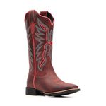 Bota Feminina - Dallas Bordô | Pink - VTS - Bulls Horse - 53015-A-BU