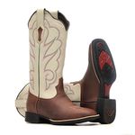 Bota Feminina - Dallas Castor | Marfim - VTS - Bulls Horse - 53016-B-BU