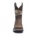 Bota Texana Masculina - Crazy Horse Café / Tabaco - Roper - Bico Quadrado - Cano Médio - Solado Strong Shock - Vimar Boots - 81283-A-VR