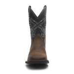 Bota Texana Masculina - Crazy Horse Café / Marinho - Roper - Bico Quadrado - Cano Médio - Solado Magnum Western - Vimar Boots - 81284-B-VR