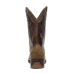 Bota Texana Masculina - Dallas Tabaco / Brown / Bandeira Brasil - Roper - Bico Quadrado - Cano Médio - Solado Strong Shock - Vimar Boots - 81295-A-VR